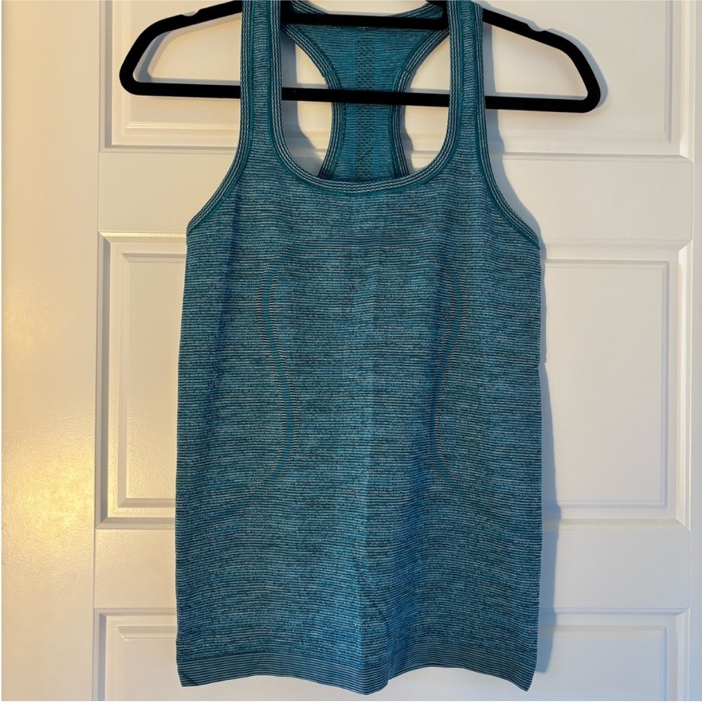 Lululemon Women's Blue Racerback Tank Top